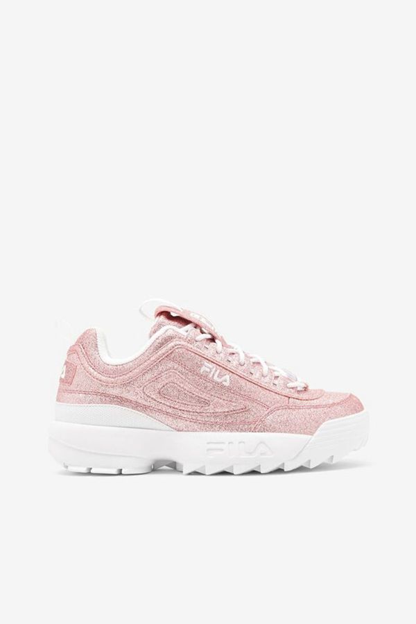 Fila Disruptor 2 Glimmer Women's Sneakers - Pink/Pink/White,NZ 634-51368